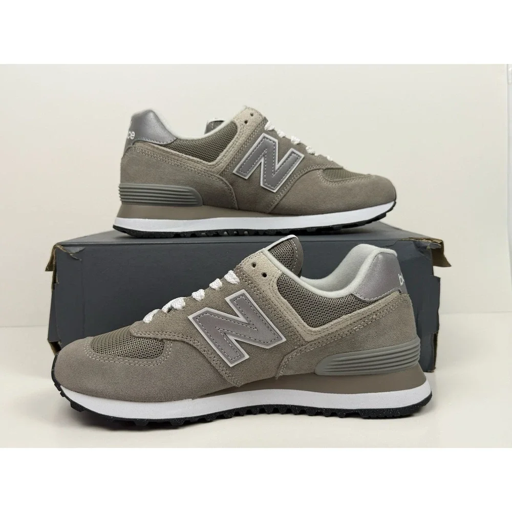 New Balance 574 Core Classic Sneakers Women's Size 5.5 Grey/White WL574EVG
